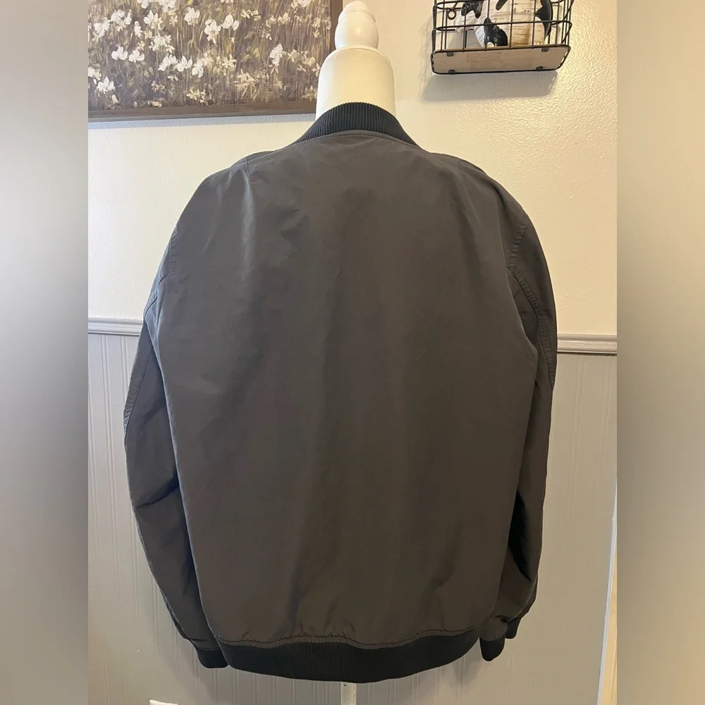 Goodfellow & Co. Railroad Grey Bomber Jacket / Men’s Size: Medium / Streetwear